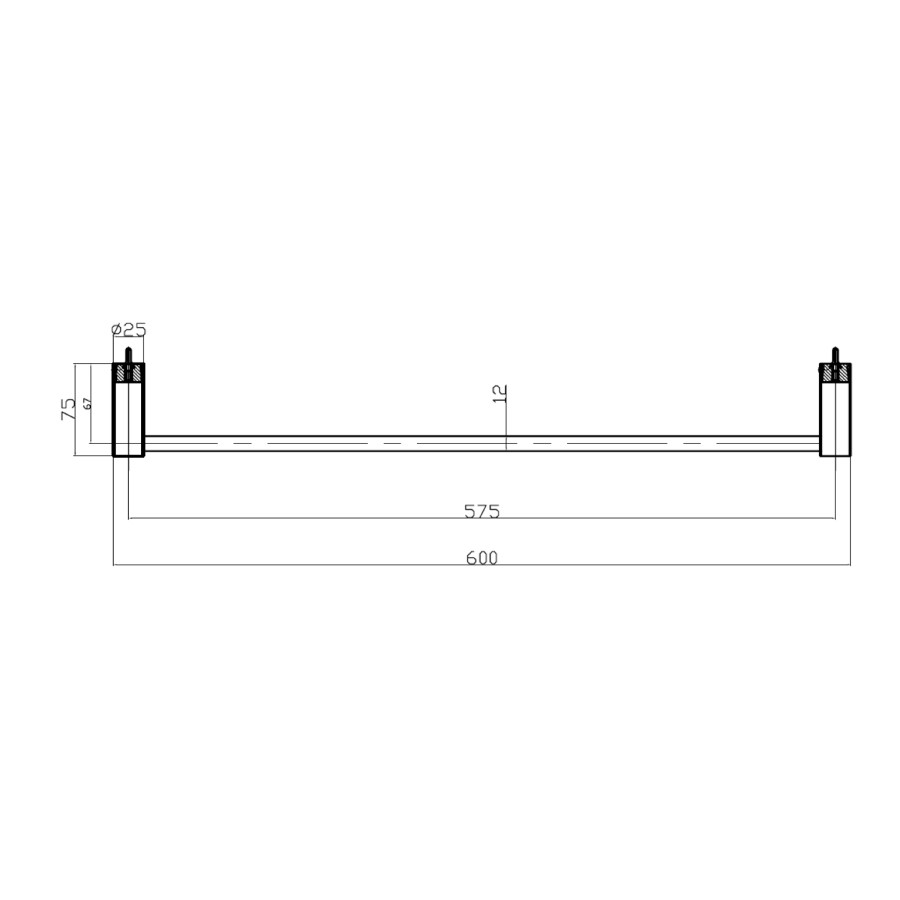 Chrome 5 Piece Bathroom Accessory Set - Warren