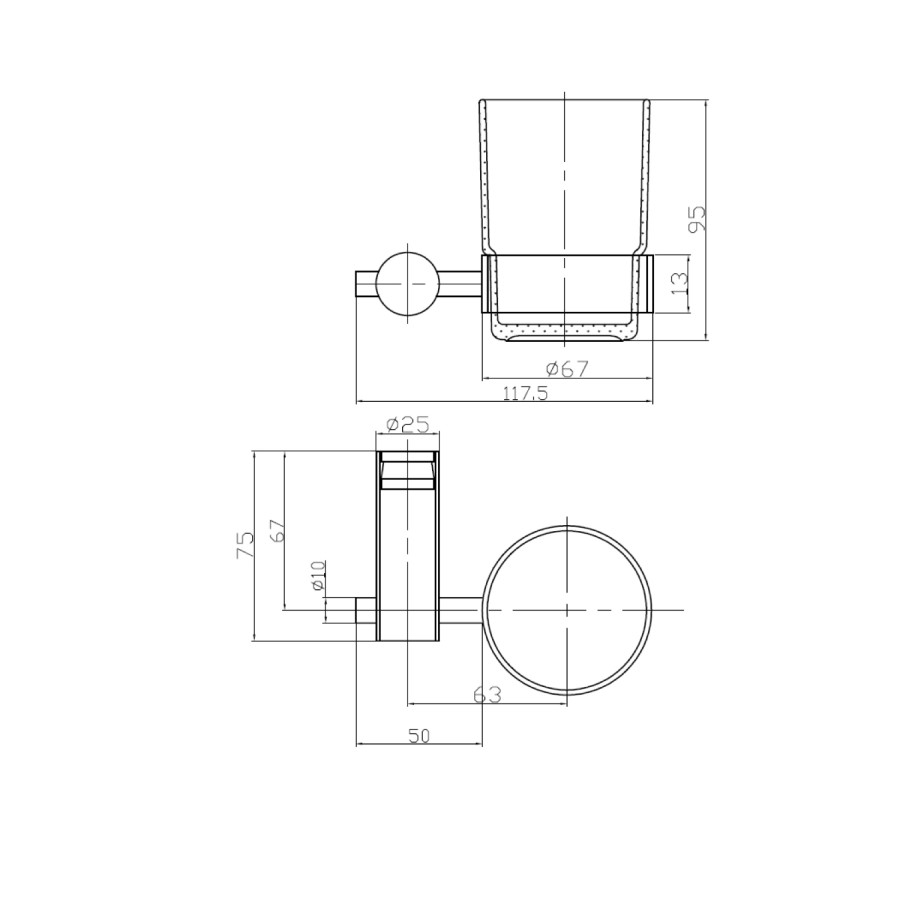 Chrome 5 Piece Bathroom Accessory Set - Warren