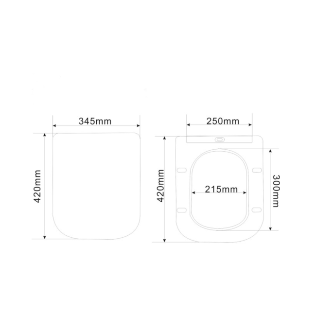 1300mm Dark Grey Toilet and Sink Unit with Back to Wall Toilet - Pendle