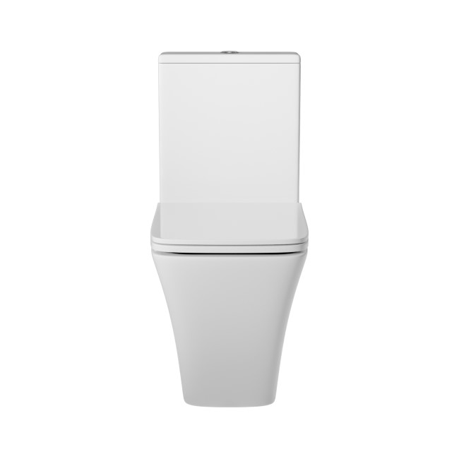 Close Coupled Rimless Toilet with Soft Close Seat - Boston