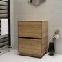 600mm Wood Effect Freestanding Countertop Vanity Unit- Roxbi