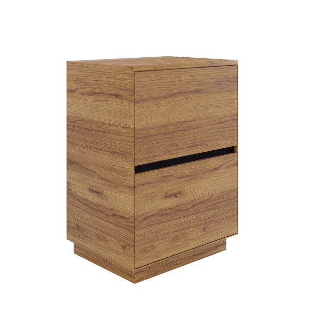 600mm Wood Effect Freestanding Countertop Vanity Unit- Roxbi