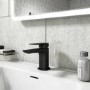 Zana Matt Black Basin Mixer Tap & Bath Filler Tap Pack