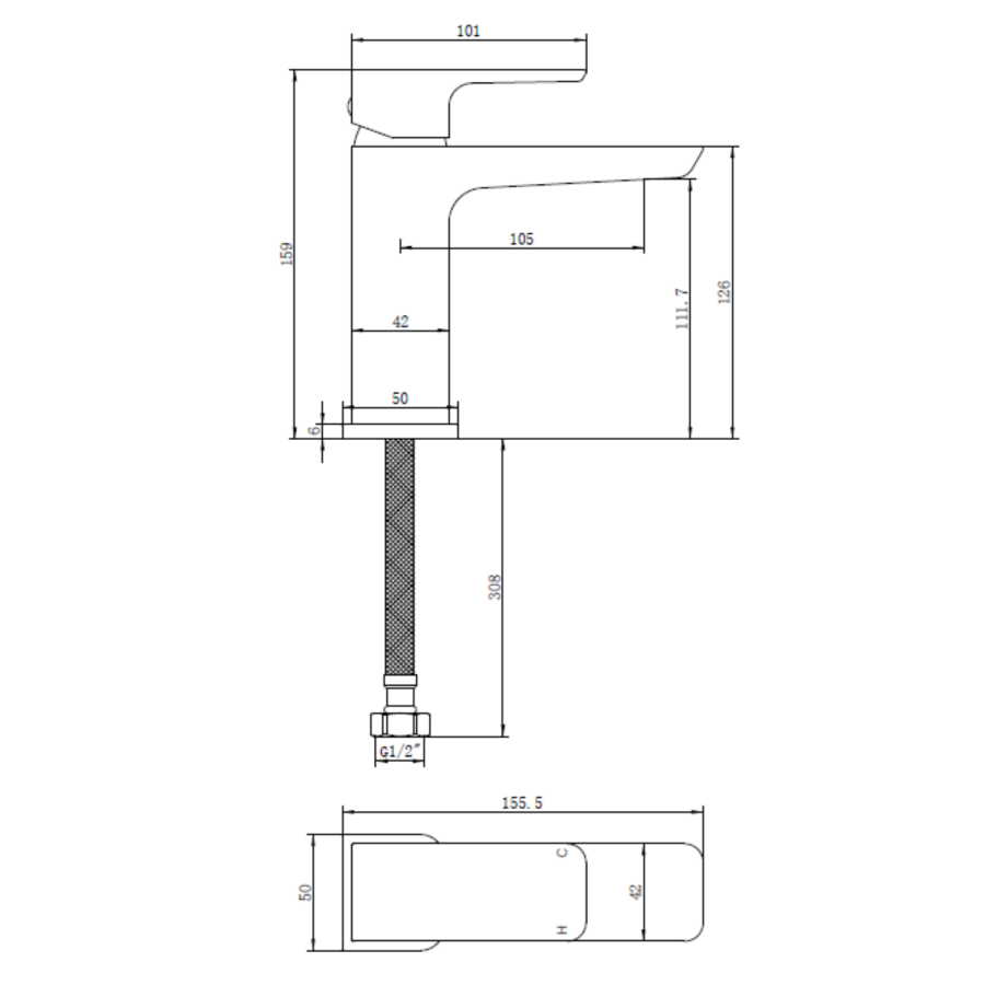 Zana Matt Black Basin Mixer Tap & Bath Filler Tap Pack