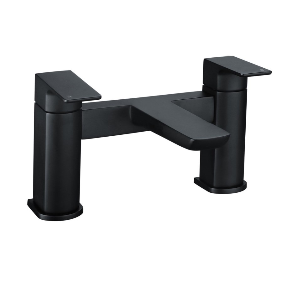 Zana Matt Black Basin Mixer Tap & Bath Filler Tap Pack