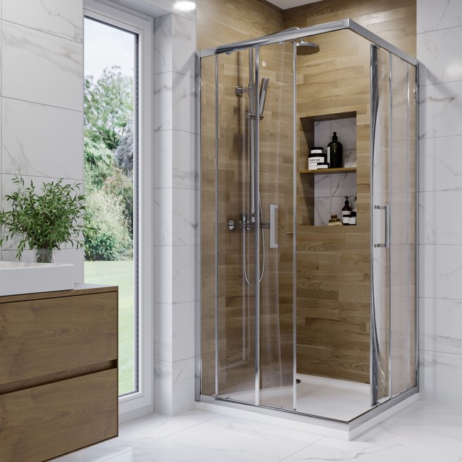 Carina 900x900mm 6mm Corner Entry  Enclosure