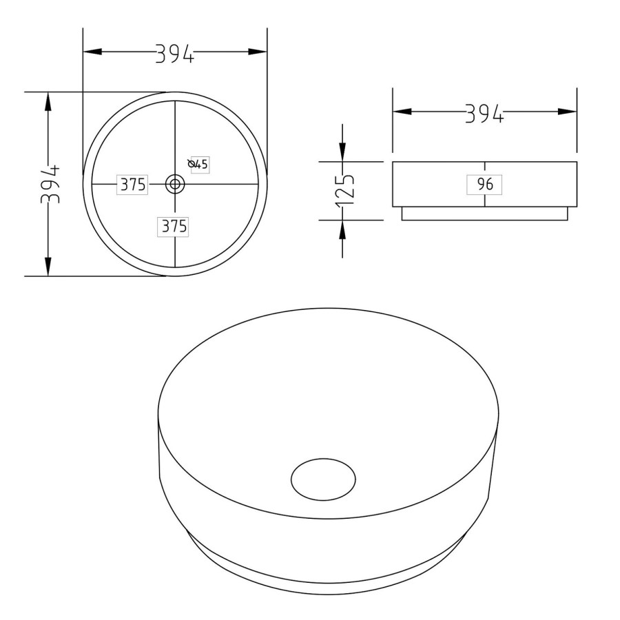 Grade A1 - 800mm White Wall Hung Countertop Vanity Unit with Black Marble Effect Basin and Shelves - Lugo