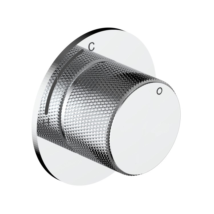 Chrome Single Outlet Shower Valve Zanda