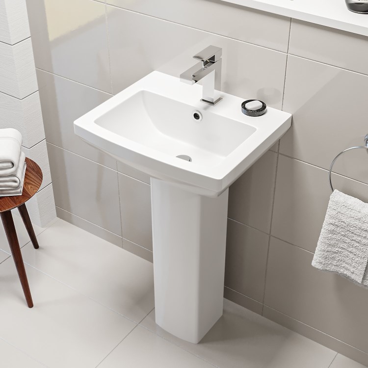 Close Coupled Toilet and Basin Bathroom Suite - Tabor