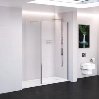 900mm Walk in Shower Screen- 10mm Easy Clean Glass - Trinity Range