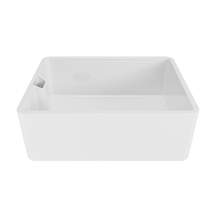 Single Bowl White Ceramic Belfast Kitchen Sink - Taylor & Moore Clara