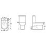 Arc Close Coupled Toilet & Seat