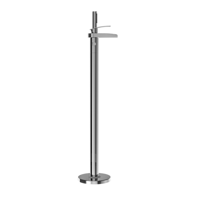 GRADE A1 - Chrome Freestanding Bath Shower Mixer Tap - Elina