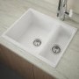 1.5 Bowl White Ceramic Kitchen Sink- Taylor & Moore Esme