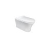 Indiana Wall Hung Toilet 1160mm Pneumatic Frame & Cistern & White Glass Flush Plate