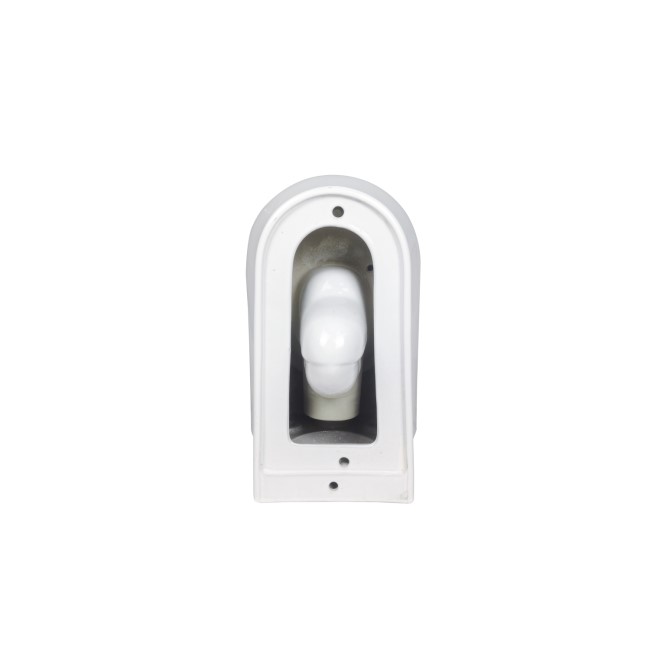 Indiana Wall Hung Toilet 1160mm Pneumatic Frame & Cistern & White Glass Flush Plate