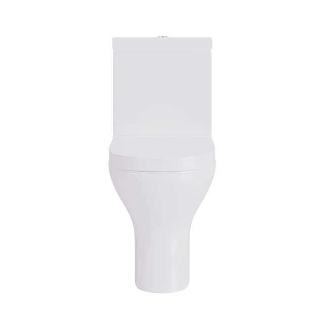 Grade A2 - Close Coupled Corner Toilet with Soft Close Seat & Cover - Laurel