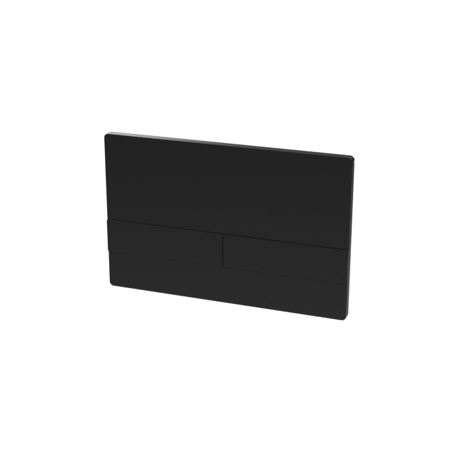 Concealed Dual Flush Cistern 1180mm Wall Mounted WC Frame with  Dual Flush Plate in Black - Live Your Colour