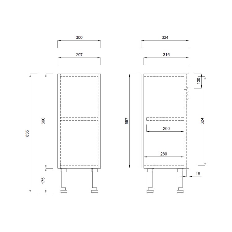 1800mm Blue Toilet and Sink Unit with Storage Units & Black Fittings - Ontario