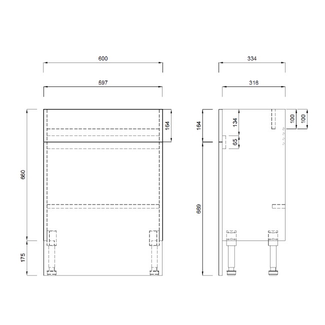 1200mm Blue Toilet and Sink Unit with Chrome Fittings - Ontario