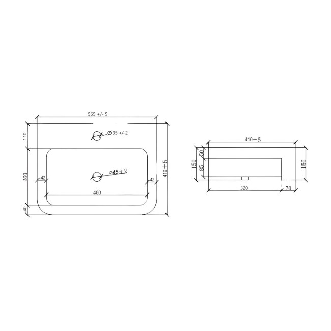 1200mm White Toilet and Sink Unit with Chrome Fittings - Ontario