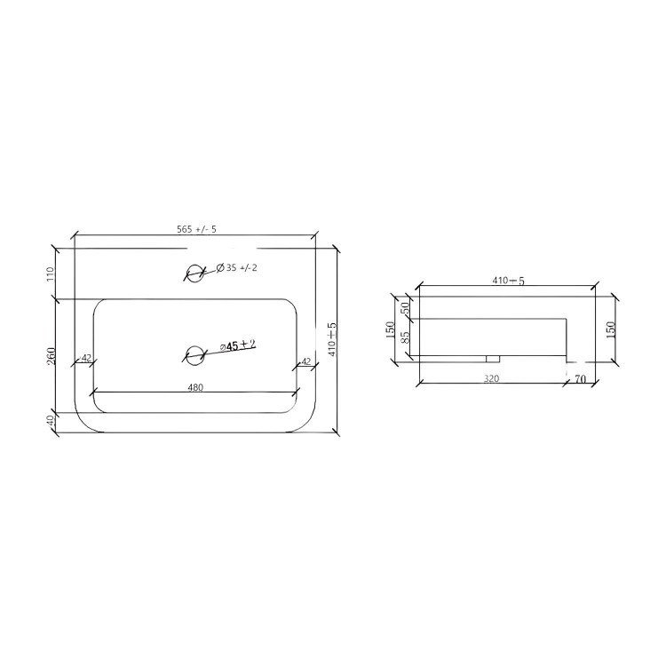 1200mm White Toilet and Sink Unit with Chrome Fittings - Ontario