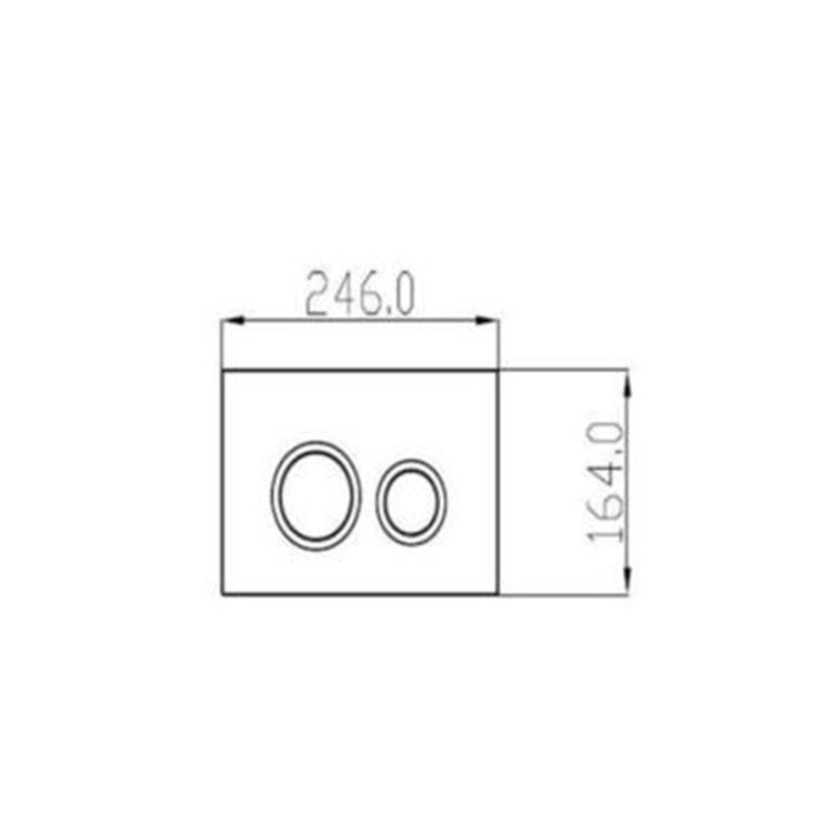 Palma Wall Hung Toilet 1160mm Mechanical WC Frame & Cistern & Chrome Mechanical Flush Plate