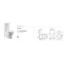 Close Coupled Rimless Toilet with Soft Close Seat - Ripley