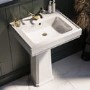 Traditional Full Pedestal 1 Tap Hole Basin 583mm - Park Royal