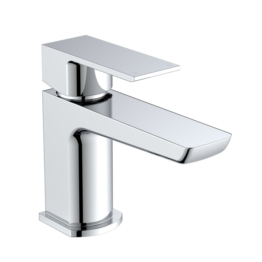 Chrome Mono Basin Mixer Tap With Waste - Zana