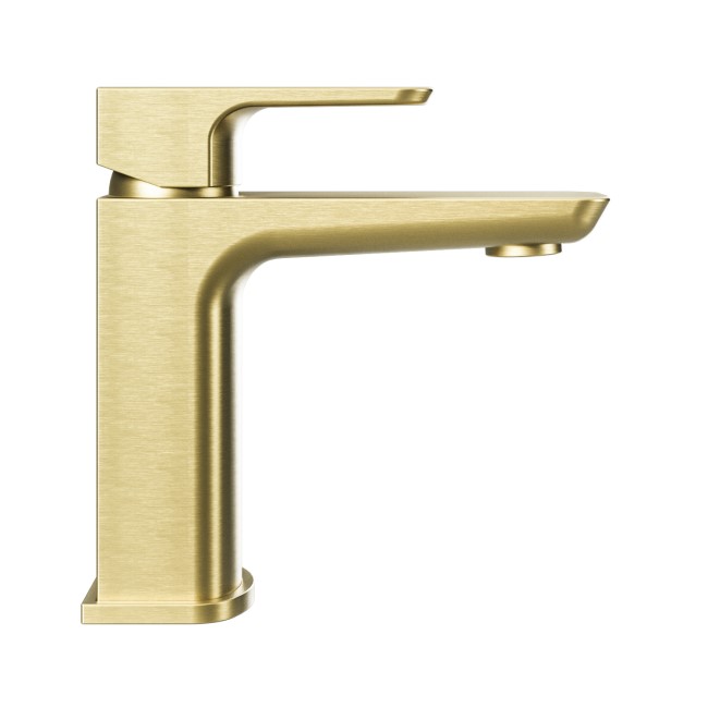 Zana Brushed Brass Basin Mixer Tap & Freestanding Tap Pack