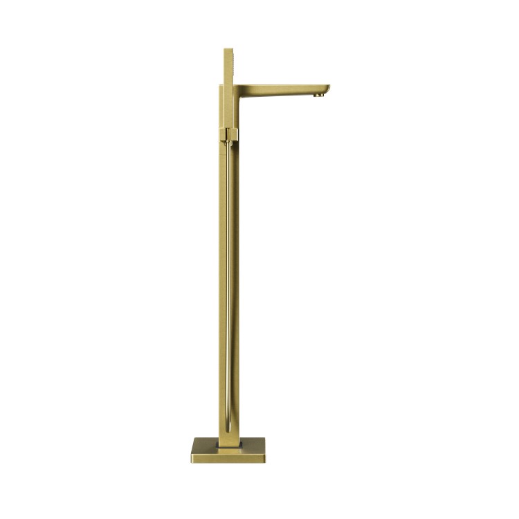 Brass Freestanding Bath Shower Mixer and Basin Tap Set - Zana