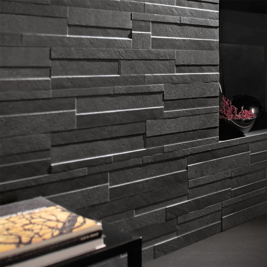 Ego Coal Brick Effect Wall Tile