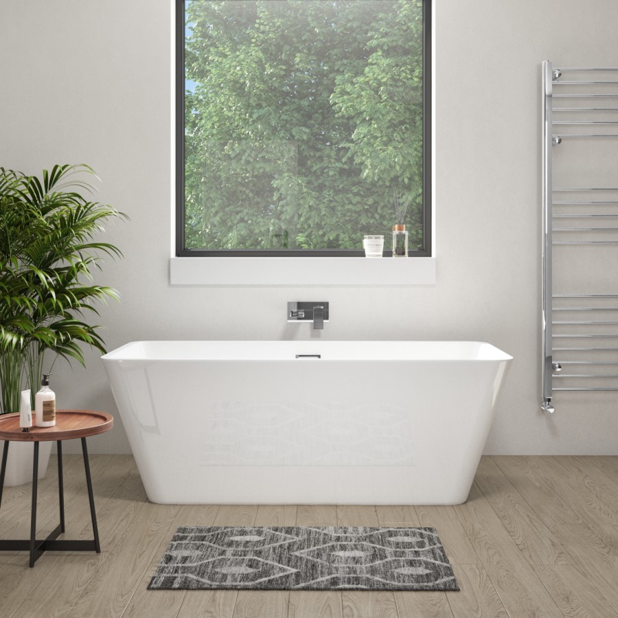 Freestanding Double Ended Bath 1615 x 720mm - Porto