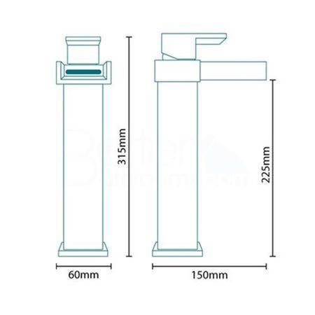 Waterfall Extended Basin Mixer Tap - Sanctuary Range