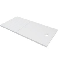 Rectangular Walk In Low Profile Shower Tray 1600 x 800mm - Slim Line