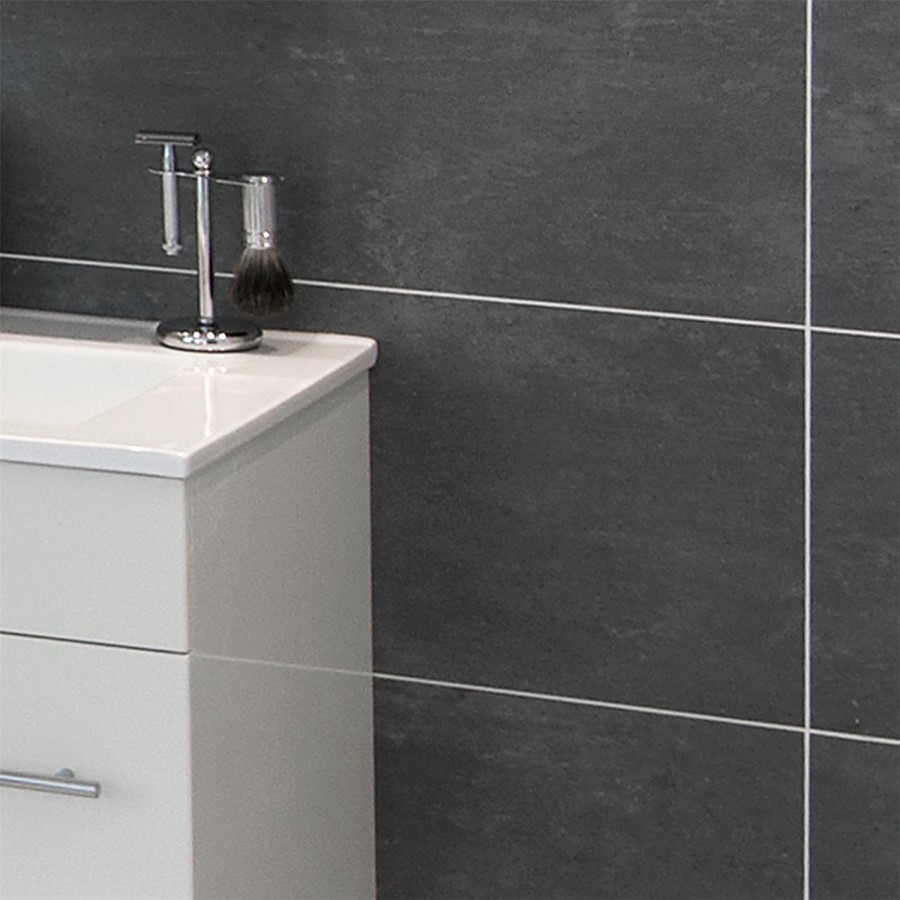 Cementi Dark Grey Porcelain Wall/Floor  Tile 