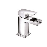 GRADE A1 - Quadra Cloakroom Waterfall Basin Mixer Tap