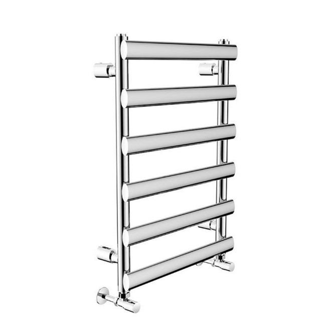 Straight Chrome Heated Towel Rail -  700 x 500mm - Felicity Range