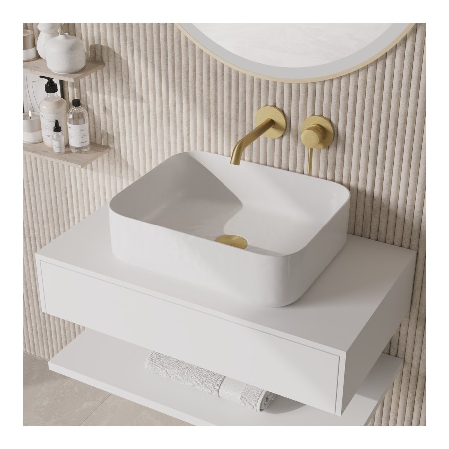 Square Countertop Basin 500mm - Dover