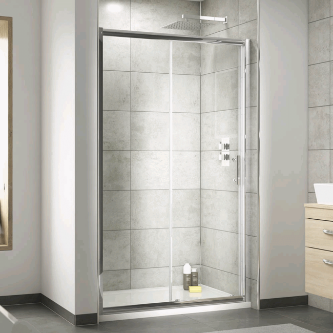 1200mm Sliding Shower Door - 6mm Glass - Pacific Range