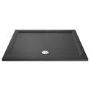 1400 X 800 Grey Slate Effect Shower Tray