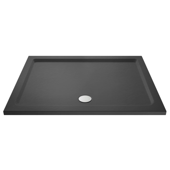 1400 X 800 Grey Slate Effect Shower Tray