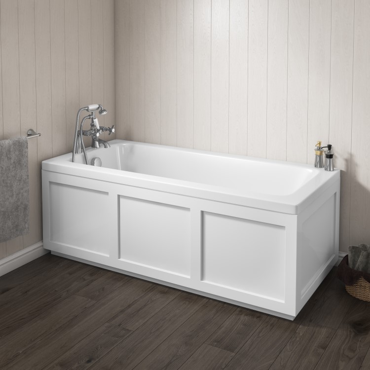 Rutland Square Single Ended Bath - 1500 x 700mm