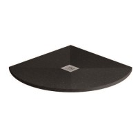 Slim Line Black Sparkle 900 x 900 Quadrant Shower Tray