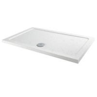 Slim Line White Sparkle 1200 x 900 Rectangular Shower Tray