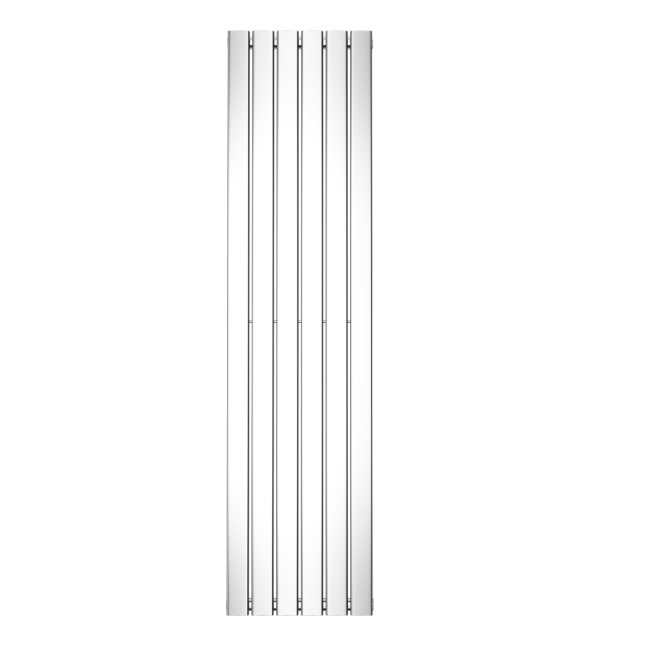 Chrome Vertical Single Panel Radiator 1800 x 452mm - Mojave