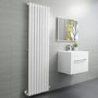 White Vertical Single Panel Radiator 1600 x 480mm - Margo