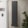 Anthracite Vertical Double Panel Radiator 1600 x 360mm - Margo