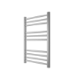 GRADE A1 - 800mm x 600mm Straight Chrome Towel Rail - Sahara